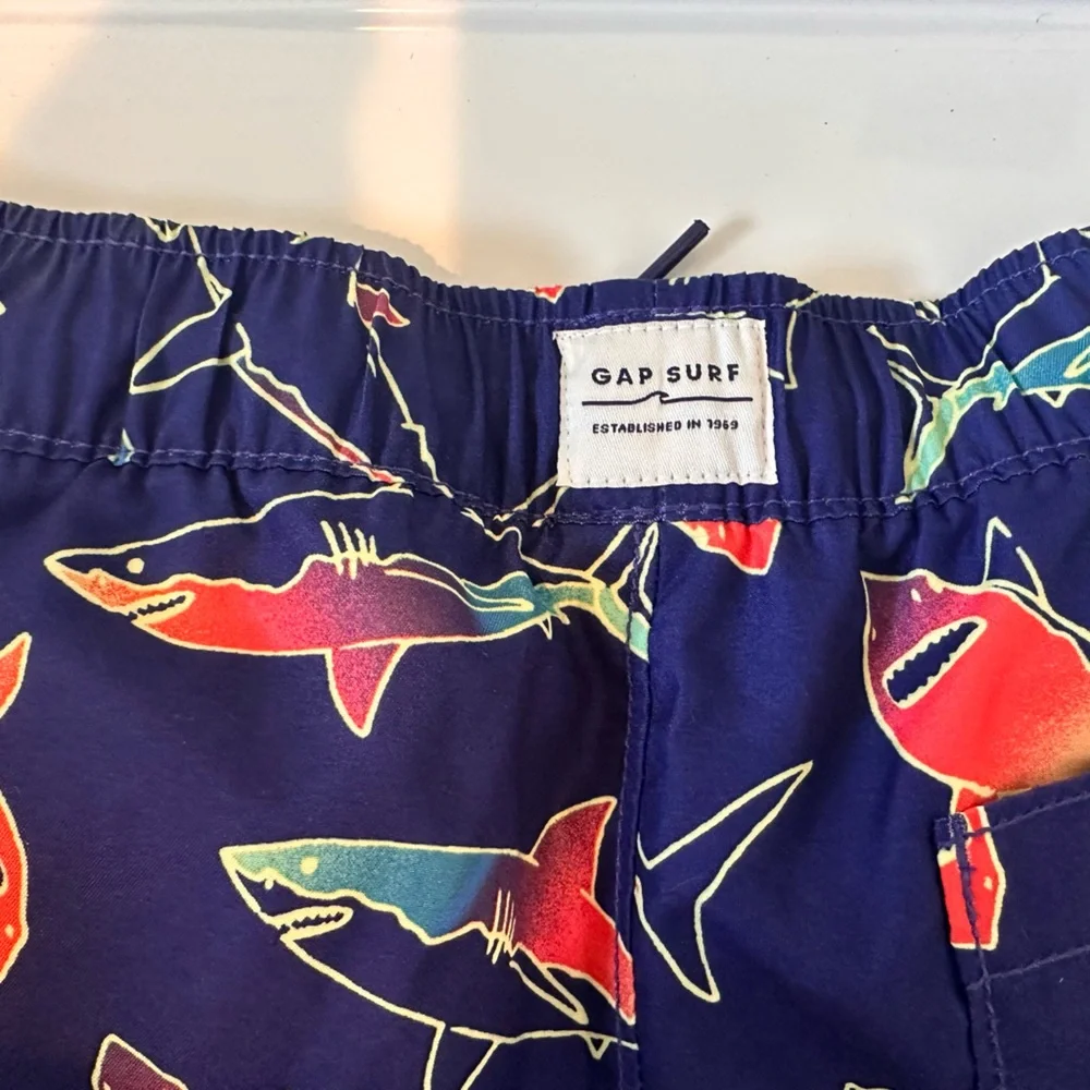 Gap Kids Boys Swim Trunks and Rashguard, size 14-16